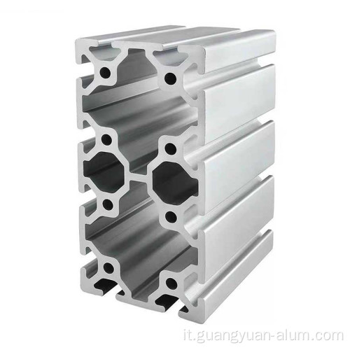 Profili di inquadratura strutturale in alluminio in alluminio 6000
